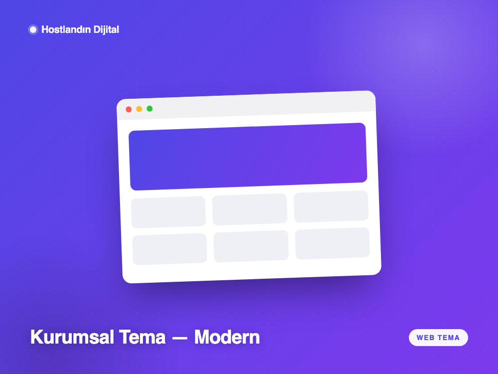 Kurumsal Tema — Modern